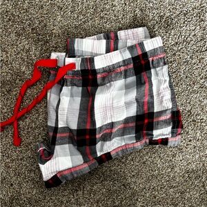 Victorias Secret Plaid Lounge Short
